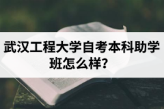 武汉工程大学自考本科助学班怎么样？