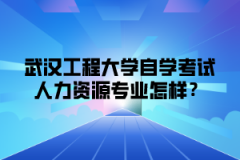 武汉工程大学自学考试人力资源专业怎样？